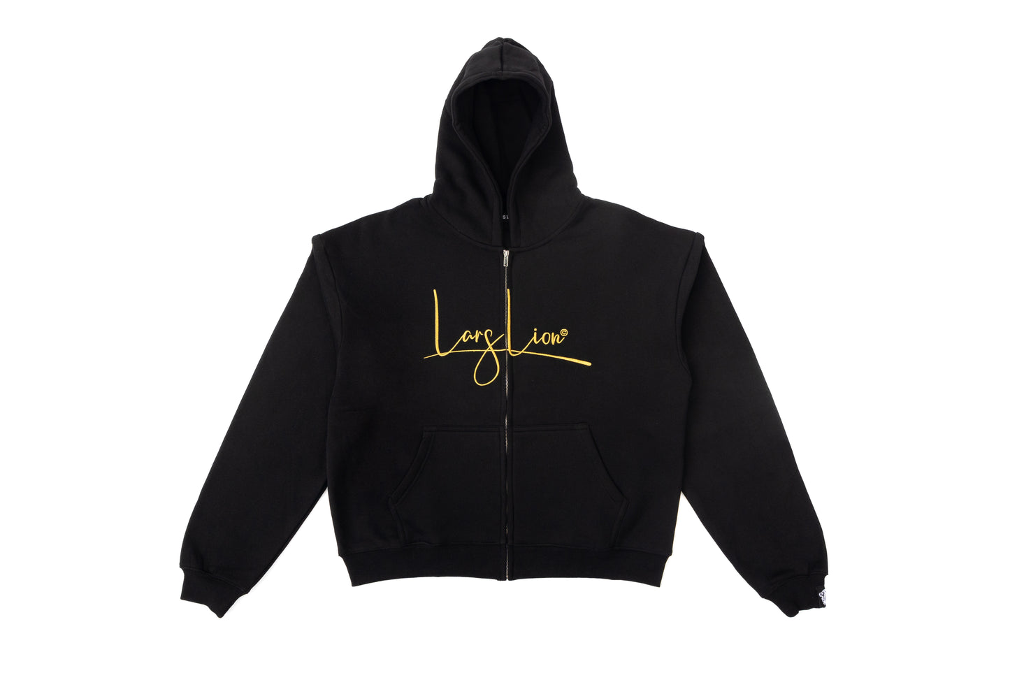 LARS LION - OVERSIZED GOLD ZIP HOODIE LIMITED EDITION