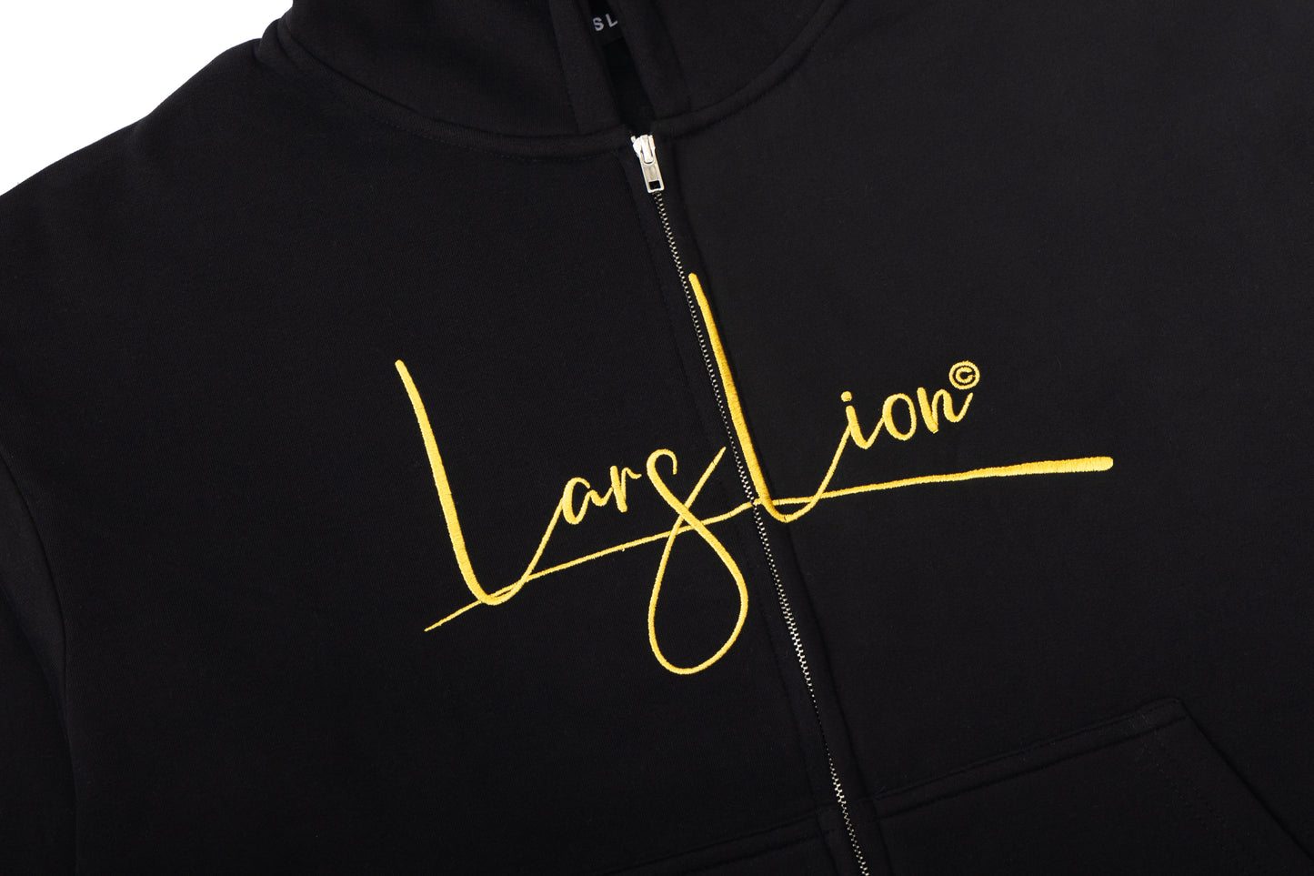 LARS LION - OVERSIZED GOLD ZIP HOODIE LIMITED EDITION