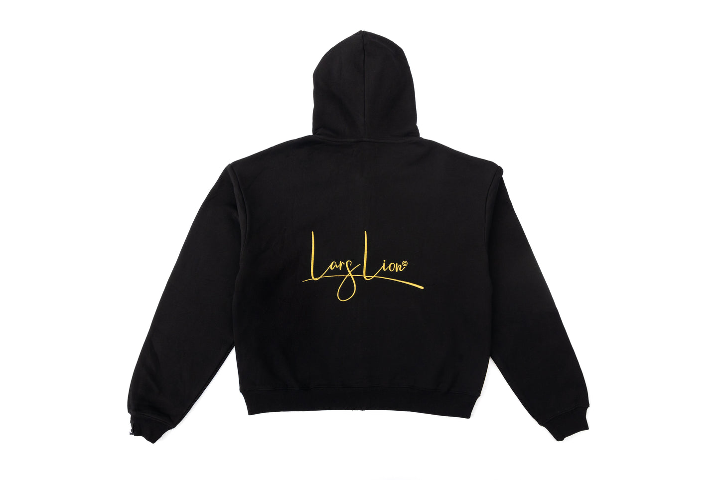 LARS LION - OVERSIZED GOLD ZIP HOODIE LIMITED EDITION