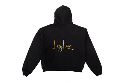 LARS LION - OVERSIZED GOLD ZIP HOODIE LIMITED EDITION